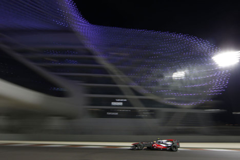 Flot ser det ud - men der er ikke meget race i Abu Dhabi